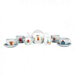 Little Woodies Porcelain Kids Dinnerware Set