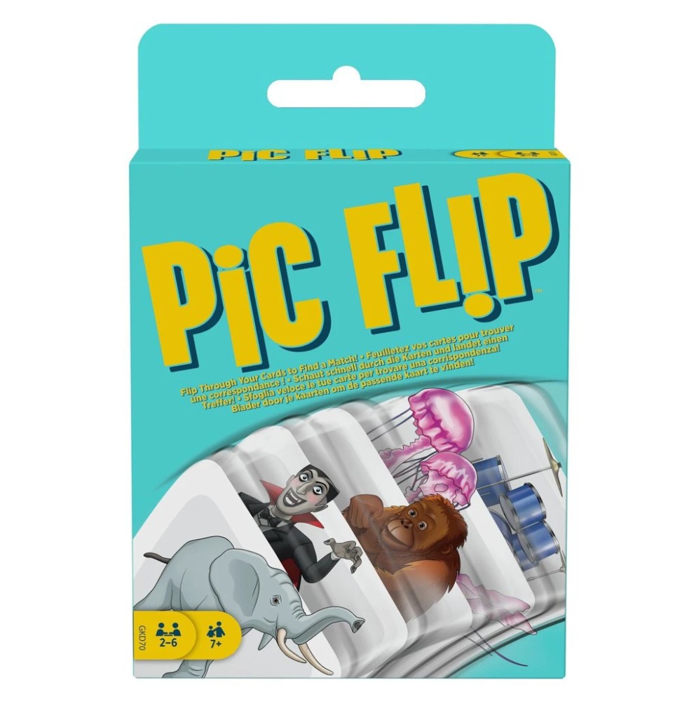 Pic Flip Card Game for Kids 7+ - 110 Cards