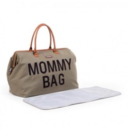 Childhome mommy bag khaki - geantă scutece elegantă