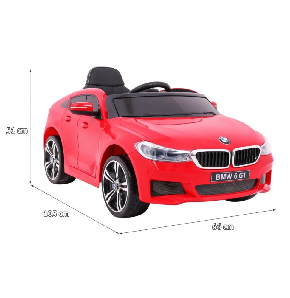 Red BMW 6 GT Battery Car with Remote