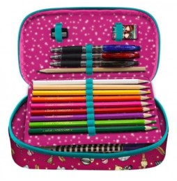 Expandable Pencil Case with Accessories - Fireworks