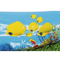 Piscină gonflabilă adâncime marină 262x157x46cm copii