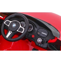 BMW 6 GT mașină pe acumulator roșie cu telecomandă