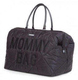 Childhome Mommy Bag Black Quilted - Stylish and Functional