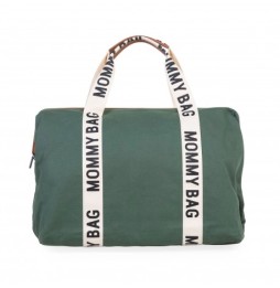 Childhome geanta mommy bag signature verde