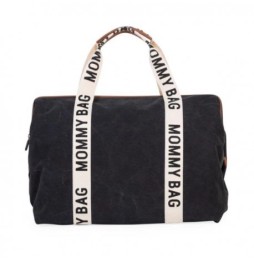 Childhome Signature Black Mommy Bag