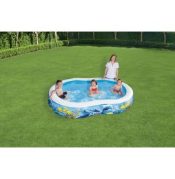 Inflatable Pool Ocean Depth 262x157x46cm for Kids