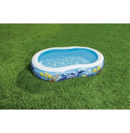 Inflatable Pool Ocean Depth 262x157x46cm for Kids