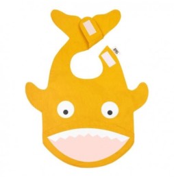 Baby Bites Waterproof Bib Yellow Mustard