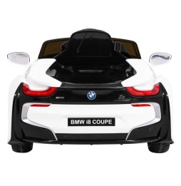 BMW i8 lift mașină pe acumulator alb cu telecomandă