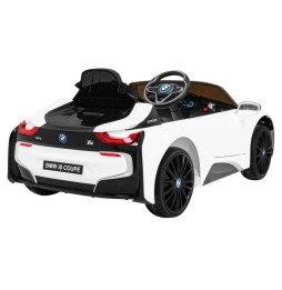 Bmw i8 lift auto na akumulator biały z pilotem i led