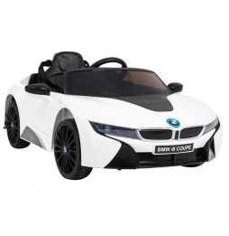 BMW i8 lift mașină pe acumulator alb cu telecomandă