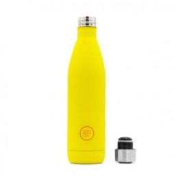 Butelka termiczna Cool Bottles 750 ml triple cool neonowo żółta