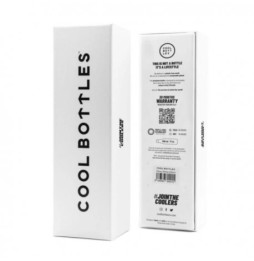 Butelka termiczna Cool Bottles 500 ml Triple Cool neonowo żółta