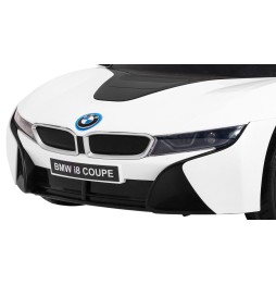 BMW i8 lift mașină pe acumulator alb cu telecomandă