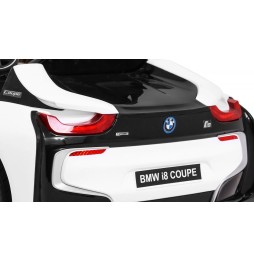 BMW i8 lift mașină pe acumulator alb cu telecomandă