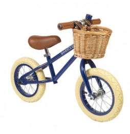 Banwood First Go! Balance Bike Navy - 12 Inches