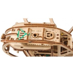 Drewniane puzzle mechaniczne 3D Wooden.City - Helikopter