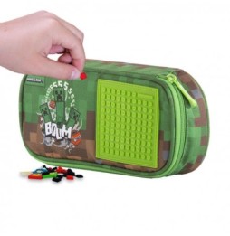 Pixie Crew Minecraft Pencil Case with Creative Panel