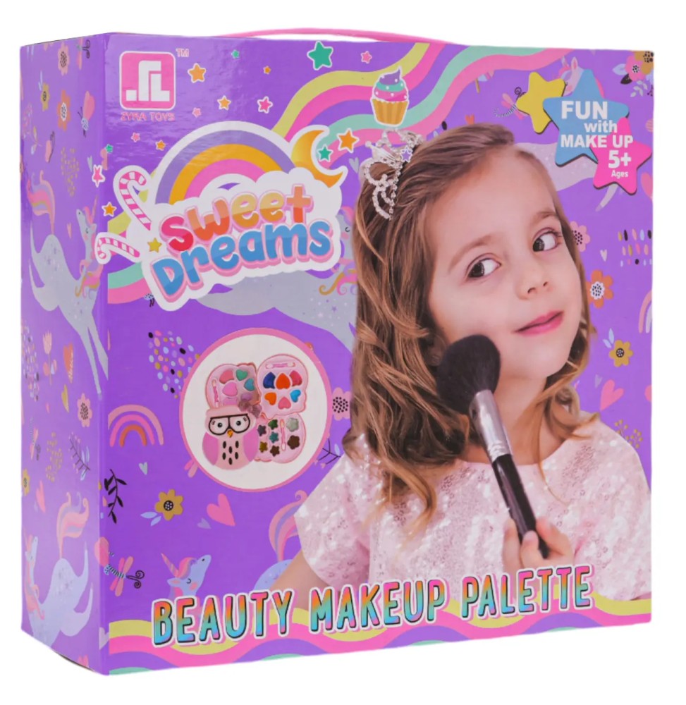 Owl Makeup Set for Kids Aged 5+