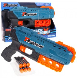 Turbo Gun for Kids 8+ Blue with Bullets