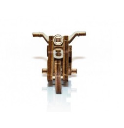 Drewniane puzzle mechaniczne 3D Wooden.City - mini chopper