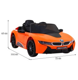 Bmw i8 lift mașină electrică cu telecomandă și led