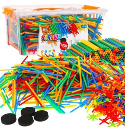 Construction Straws 1200 Pieces – Creative Block Set