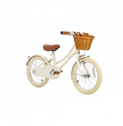 Banwood bicicletă classic crem pentru copii 4-7 ani