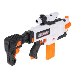 Fast Pioneer White Rifle - Semi-Automatic for Kids