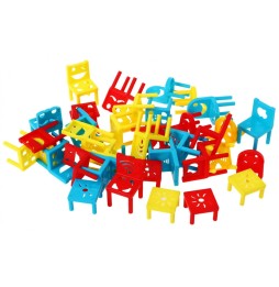 Skill Game Tower of Chairs for Kids and Adults