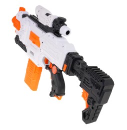 Fast Pioneer White Rifle - Semi-Automatic for Kids