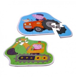 Children's Farmer Puzzles - Set of 2 with 24 Pieces