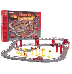 Firefighter Racing Track for Kids