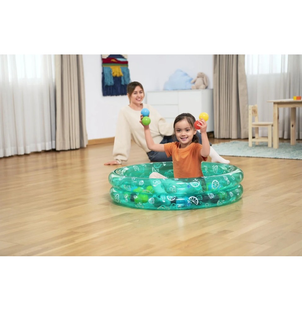 Green Pool 91x20cm with Balls by Bestway