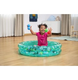 Green Pool 91x20cm with Balls by Bestway