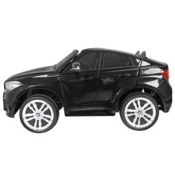 Bmw x6m xxl pentru 2 copii - negru cu telecomandă