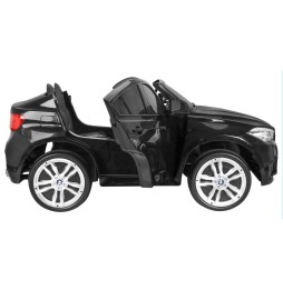 Bmw x6m xxl pentru 2 copii - negru cu telecomandă