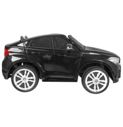 Bmw x6m xxl pentru 2 copii - negru cu telecomandă