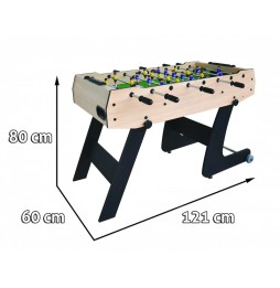 Masă de fotbal din lemn pliabilă pentru copii și adulți