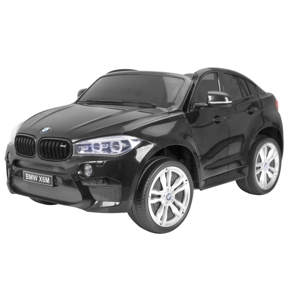 Bmw x6m xxl dla dzieci - lakier czarny z pilotem