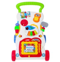 Interactive Toddler Walker with Sensory Board