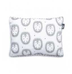 Hedgehog Minky Pillow, Cotton and Knit, 30x40 cm