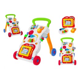 Interactive Toddler Walker with Sensory Board