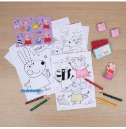 Set creativ Peppa Pig 21 piese