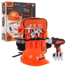 Kids Tool Set with Drill and Backpack