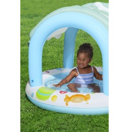 Bestway Kids Pool with Inflatable Sunshade