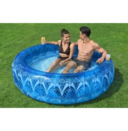 Piscina modele boho 168/53 cm bestway - perfectă pentru vară