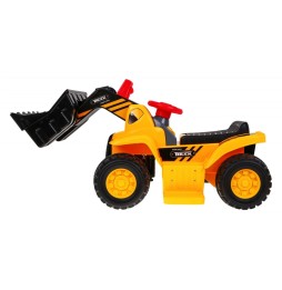 Buldozer electric pentru copii cu cască