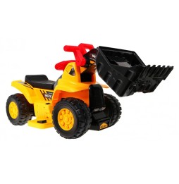 Kids Battery-Powered Excavator with Helmet and Scoop